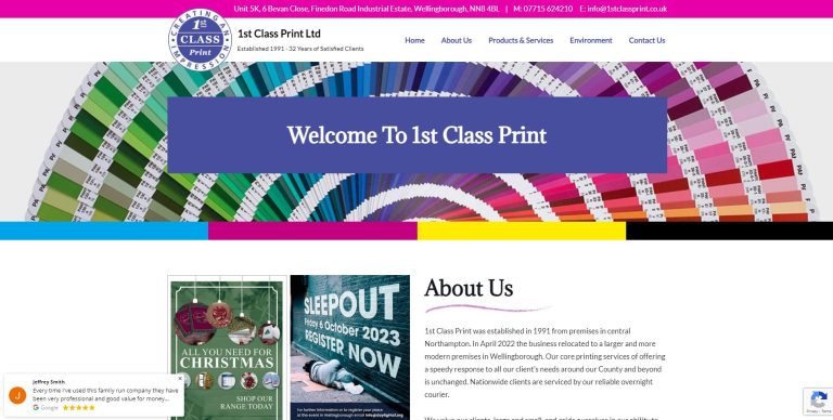 1st Class Print Ltd